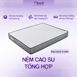 Nệm cao su tổng hợp Zzbed