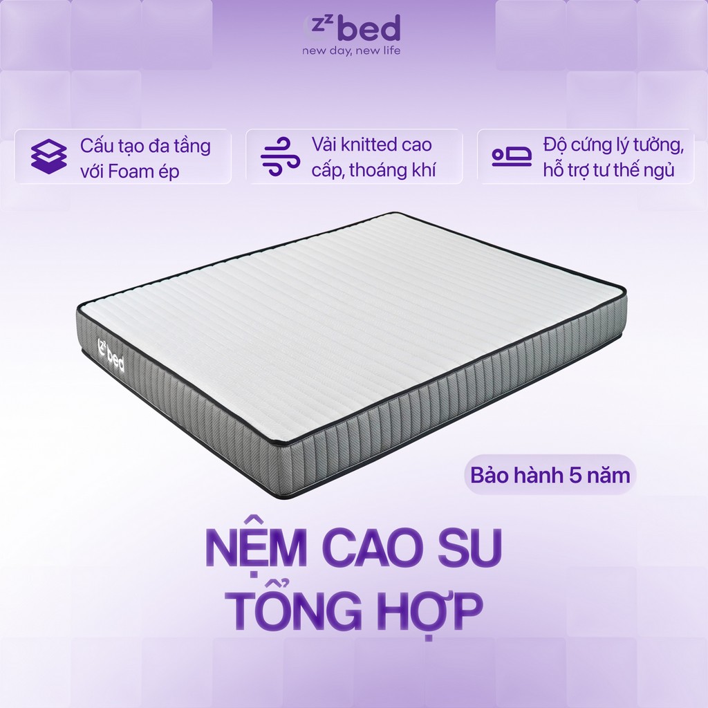 Nệm cao su tổng hợp Zzbed