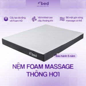 Nệm foam massage thông hơi  Zzbed
