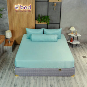 Bộ Ga Giường Lụa Modal Zzbed Màu Xanh Ngọc - MD02