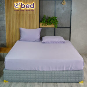 Bộ Ga giường Lụa Tencel Ice Cool Zzbed Màu Tím Pastel - TCM32