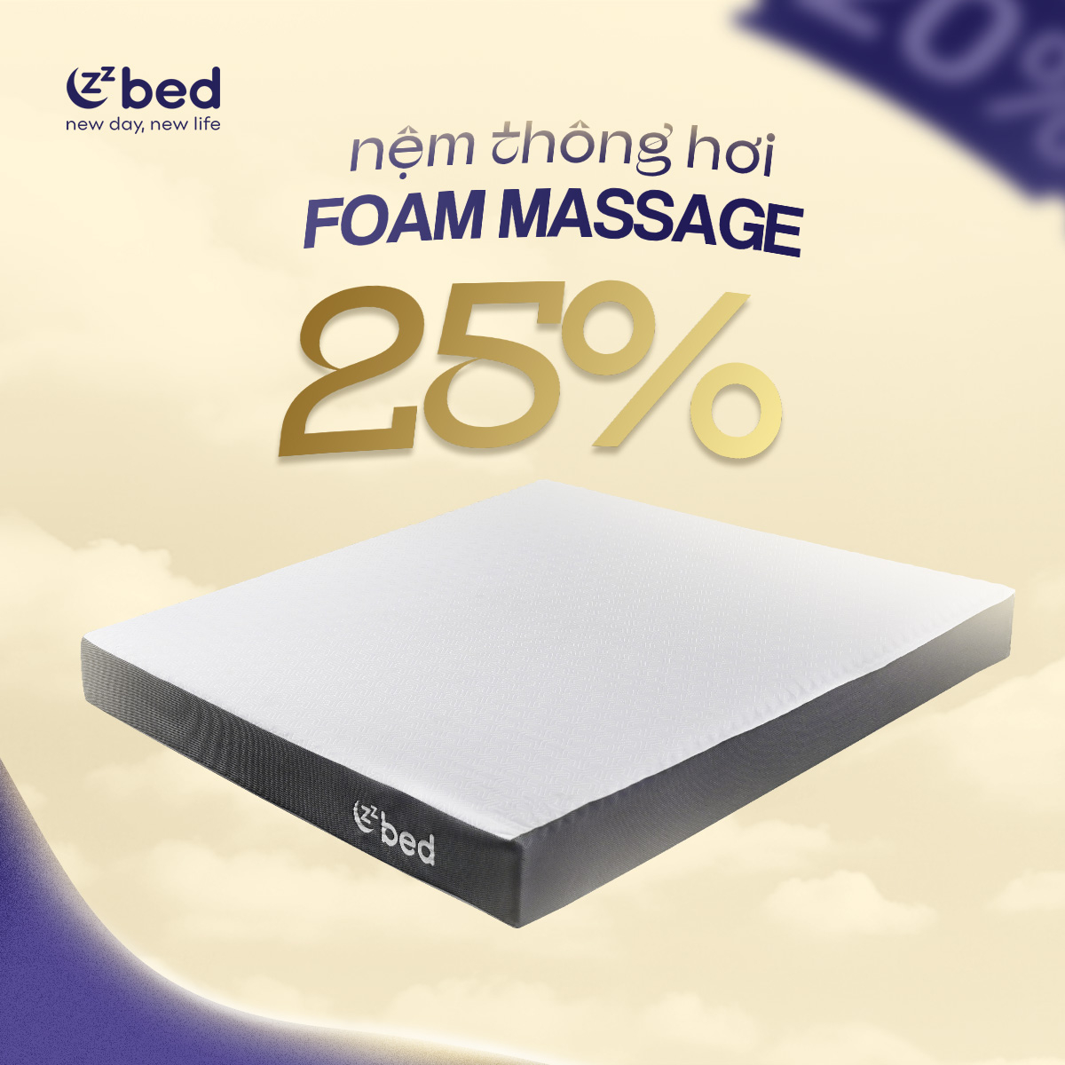 Nệm cao su tổng hợp Zzbed - Ảnh 2