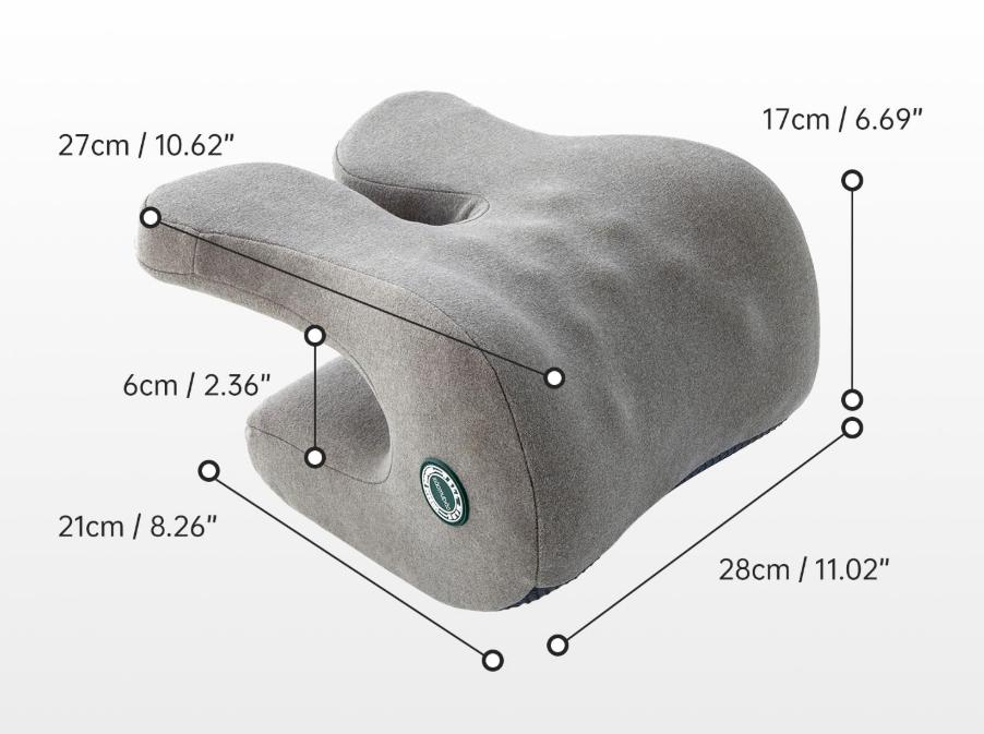 Gối công thái học cao cấp, hỗ trợ cổ tốt