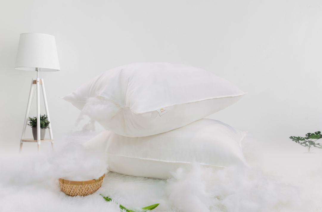 Ruột gối khách sạn thường được làm từ các loại chất liệu cao cấp  