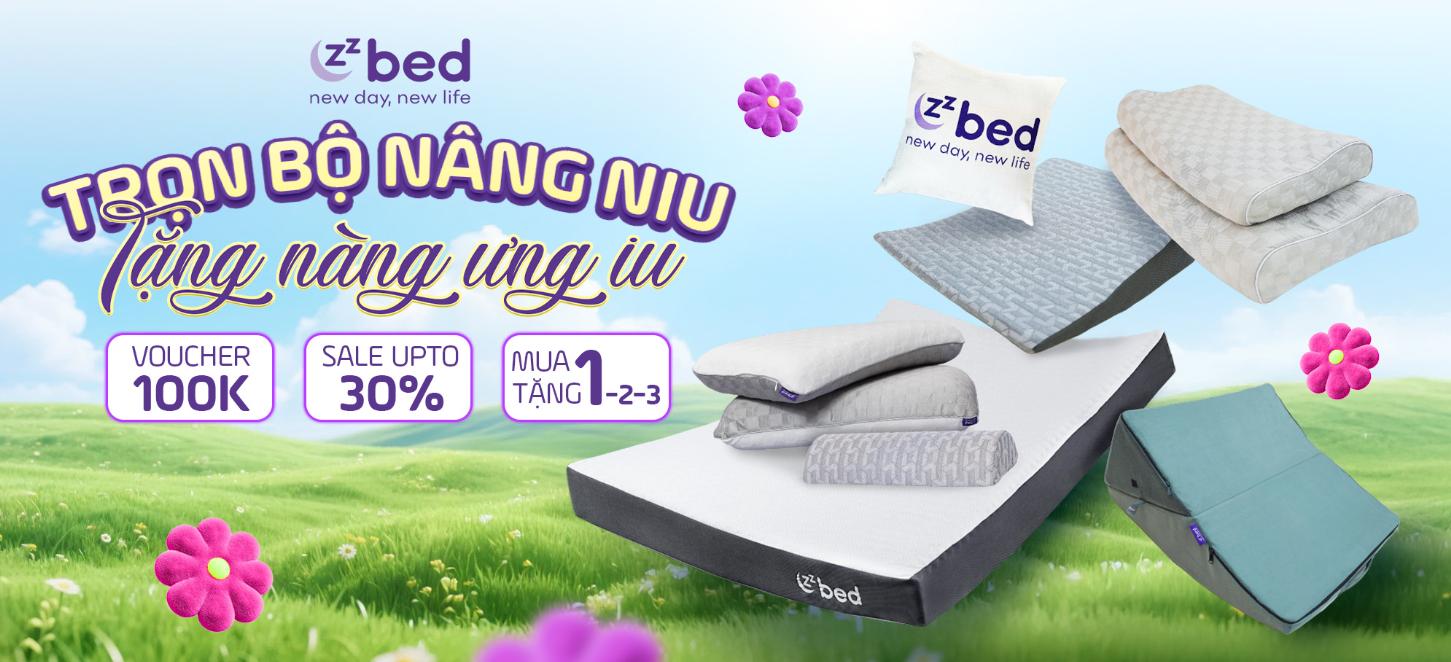 Zzbed là cửa hàng chăn ga gối nệm cao cấp, uy tín