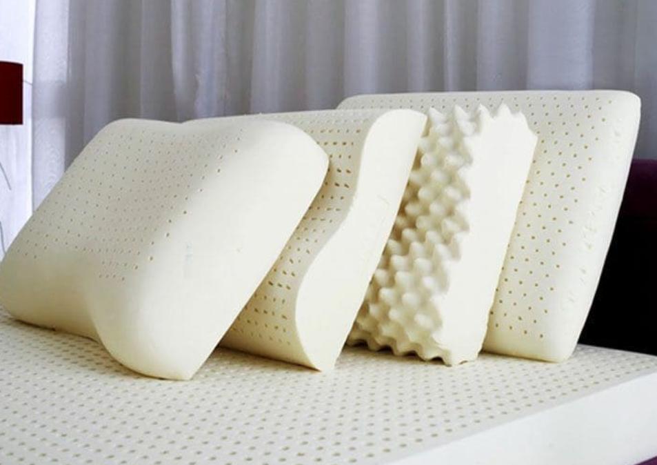 Gối cao su mang lại sự nâng đỡ tốt nhất cho vùng đầu và cổ 