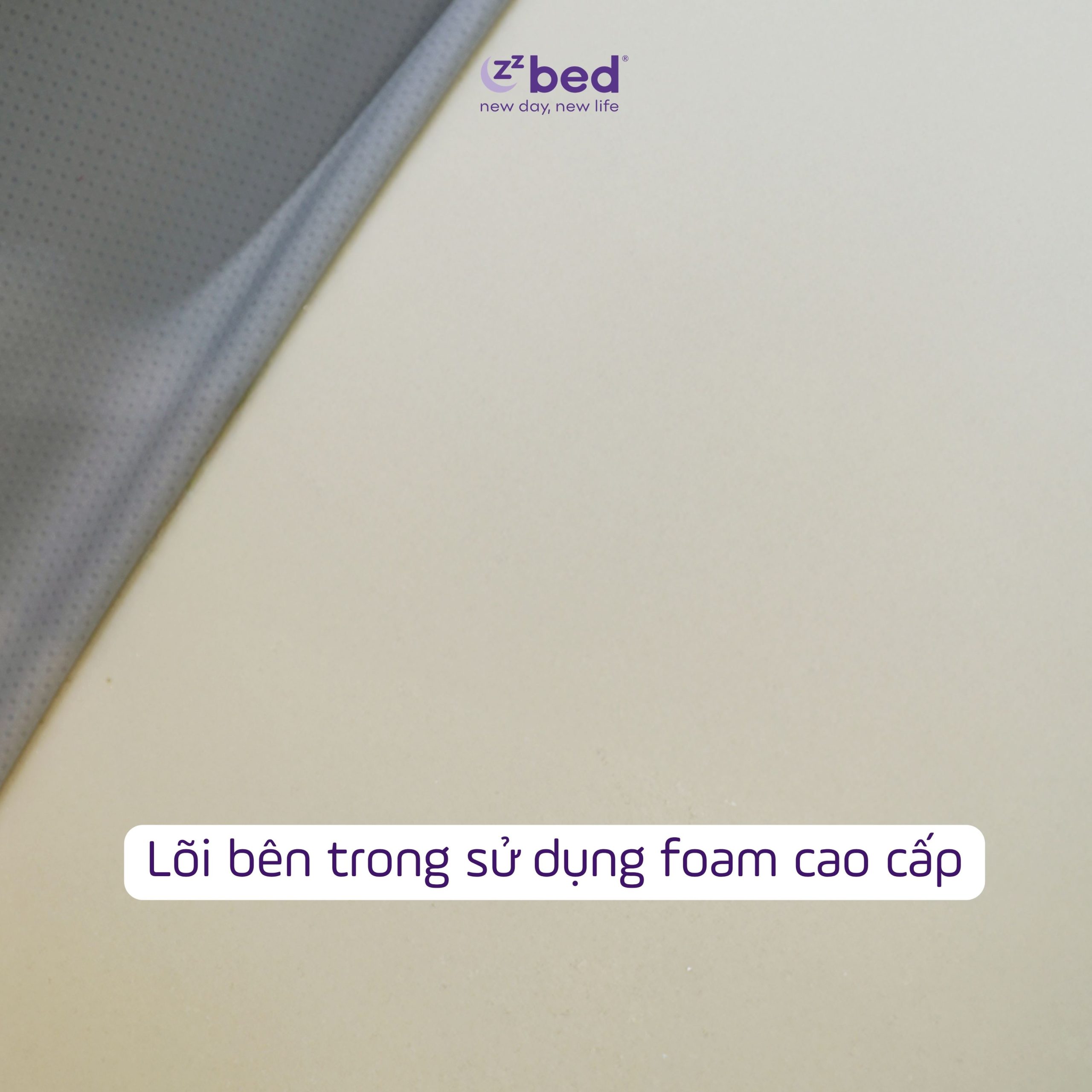 Sofa Giường Zzbed Bo Cong Màu Xám - Ảnh 3