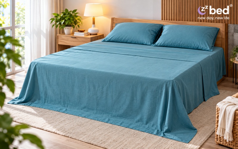 Chọn ga trải giường dễ vệ sinh với nhiều chất liệu và kích thước tại ZZBED