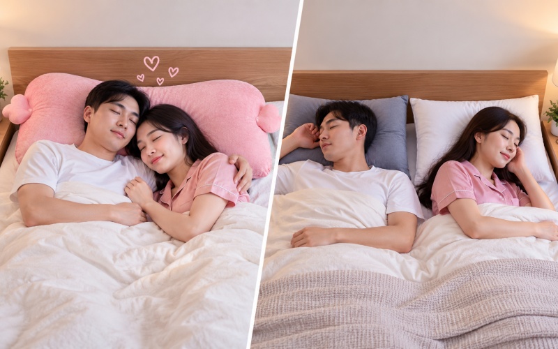 Chăn mền phủ vừa vặn trên giường đôi, phù hợp với nhu cầu sử dụng trong phòng điều hòa