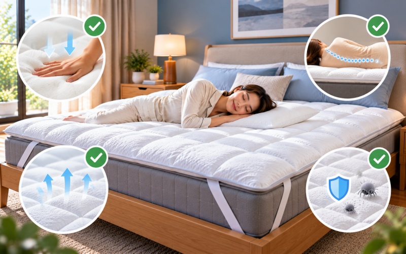 Nệm topper có tốt không và khả năng tăng độ êm ái cho nệm chính
