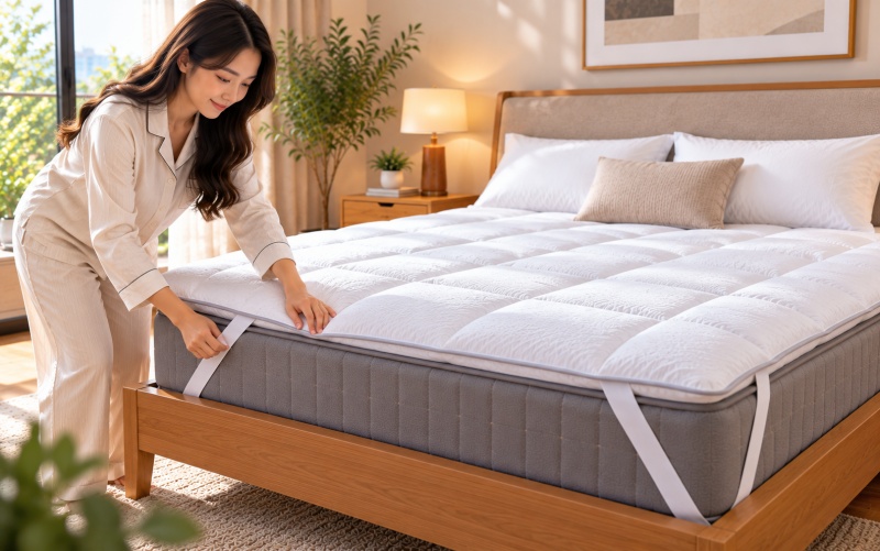 Công dụng của nệm topper giúp cải thiện độ êm và bảo vệ bề mặt nệm