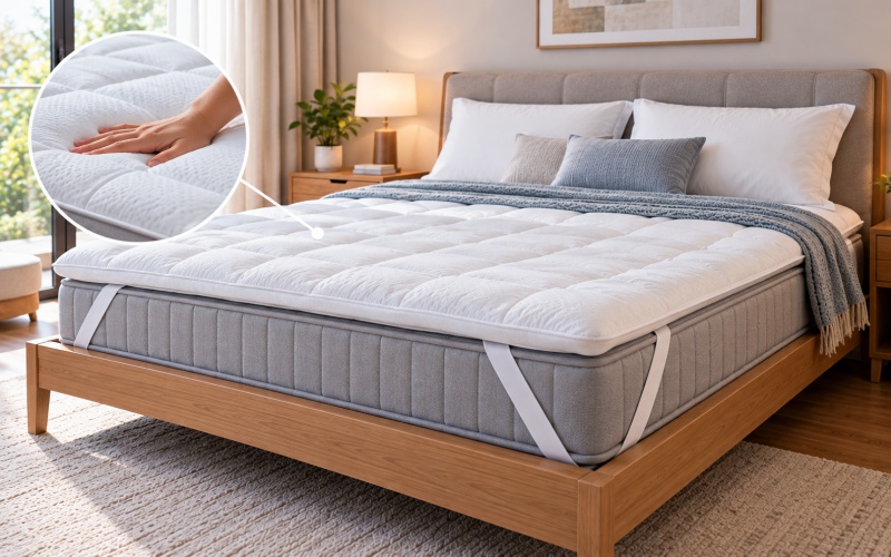 Nệm topper là gì và cách đặt tấm topper trên bề mặt nệm chính