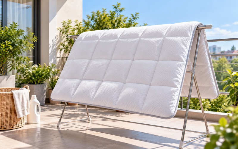 Cách vệ sinh và bảo quản nệm topper đúng cách để duy trì độ bền