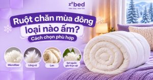 ruột chăn mùa đông